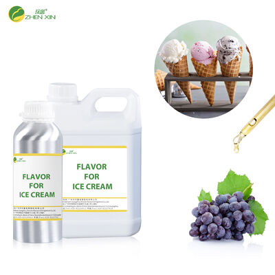 Huile parfumée concentrée pure de saveur de raisin de catégorie comestible pour des boissons et de la crème glacée